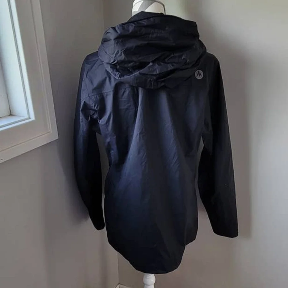 Marmot Women's Black Hooded Windbreaker Size Large - Picture 2 of 9